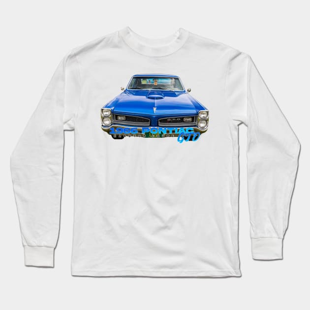 1966 Pontiac GTO Hardtop Coupe Long Sleeve T-Shirt by Gestalt Imagery